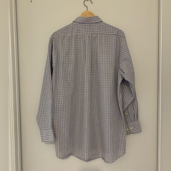 Chaps Plaid Men’s Shirt size 16-161/2. Wrinkle free - Picture 2 of 4